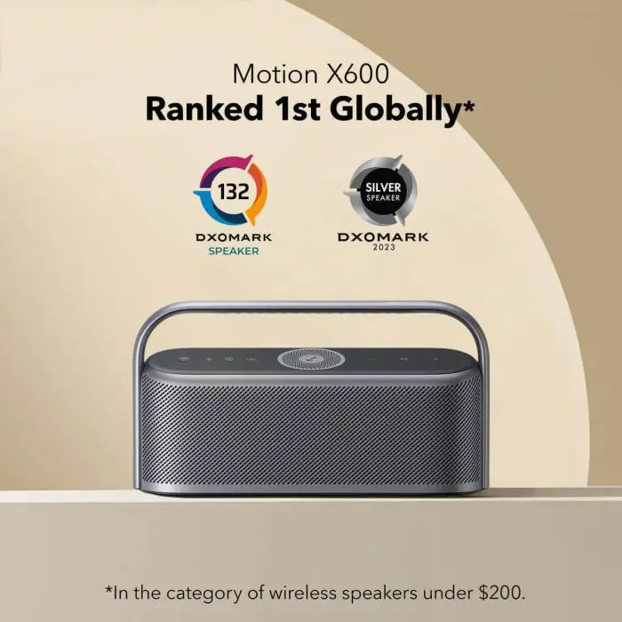 Anker Soundcore portable Bluetooth speaker Motion X600, green.