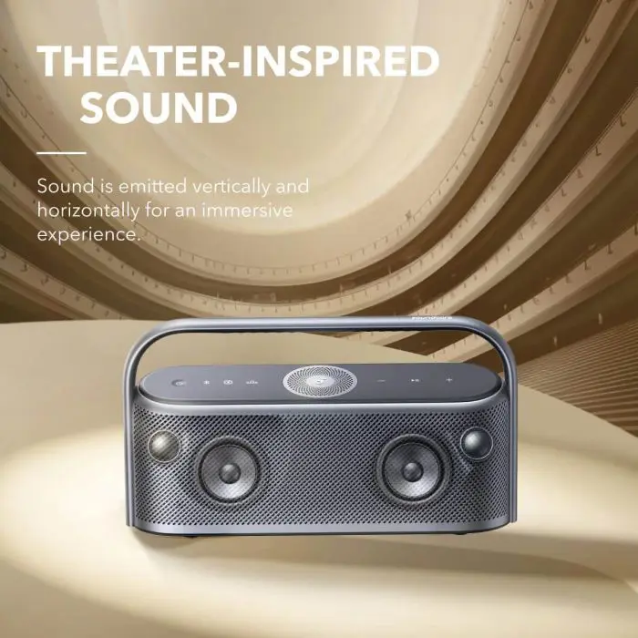 Anker Soundcore portable Bluetooth speaker Motion X600, green.