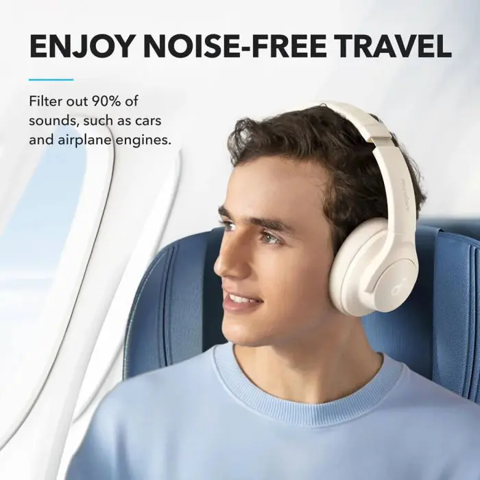 Anker Soundcore Q20i Bluetooth headphones, white