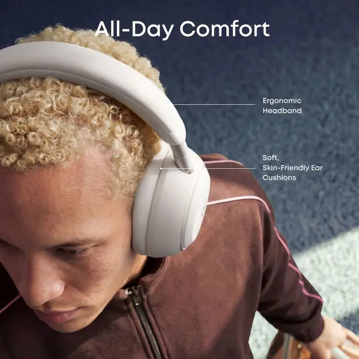 Anker Soundcore Space 2 Bluetooth headphones, white