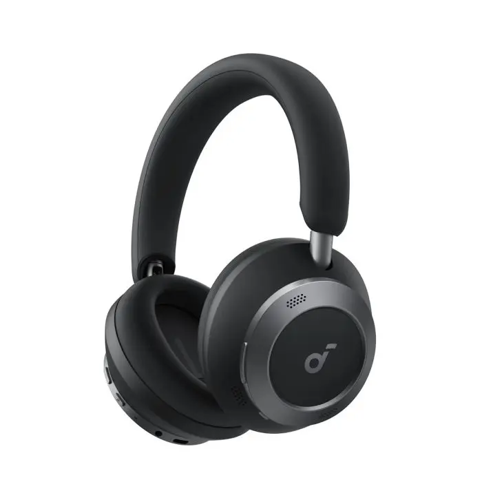 Anker Soundcore Space One Pro On-Ear Wireless Headphones, Black