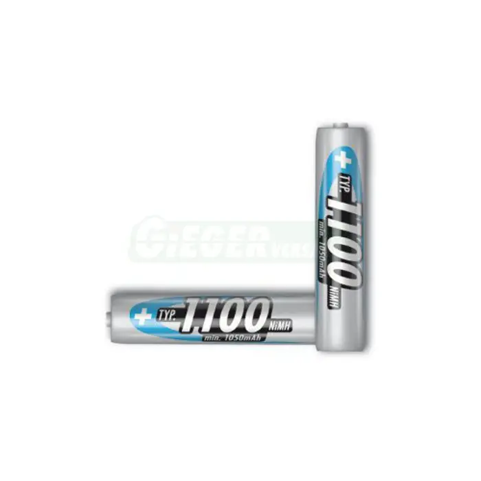 Ansmann 1100mAh NiMh Professional, Akku silver