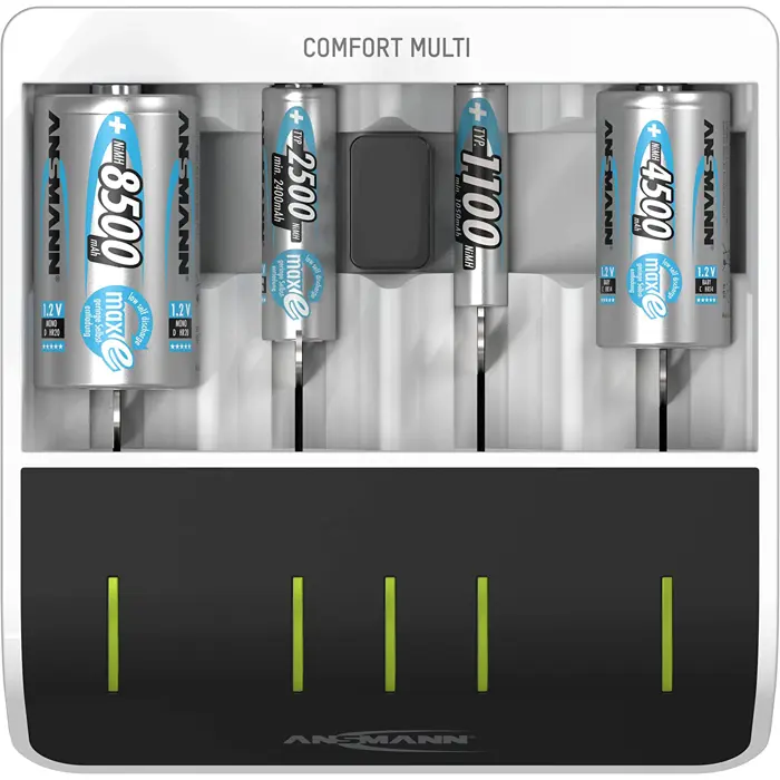 Ansmann Comfort Multi, charger (white/black)