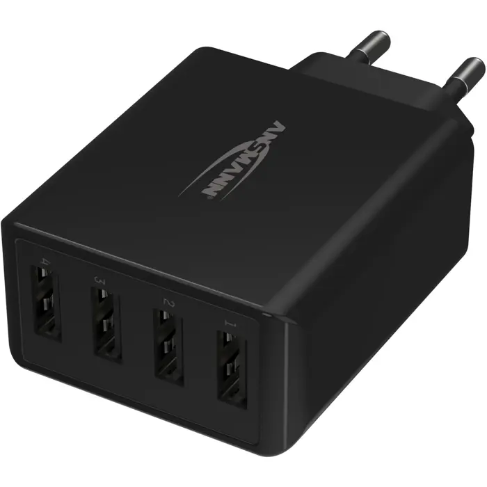 Ansmann Home Charger HC430 (black, intelligent charging control, Multisafe technology)