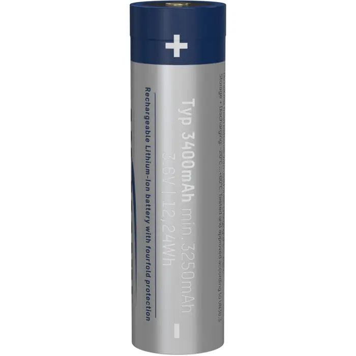 Ansmann Li-Ion battery 18650 3400 mAh with micro USB charging socket (18650, 1 piece)