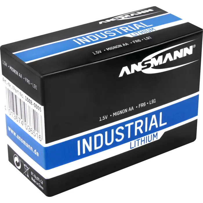 Ansmann lithium battery Mignon AA / FR06 (10 pieces)