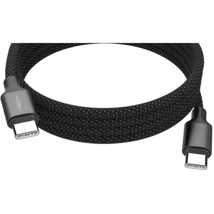 Ansmann Magnetic USB Type-C charging cable (black, USB-C)