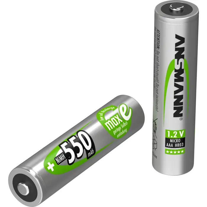 Ansmann Micro NiMh battery 4xAAA 550mA