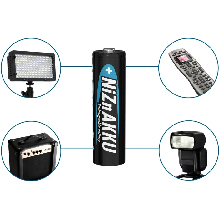 Ansmann NiZN battery Mignon AA 2500mWh pack of 4