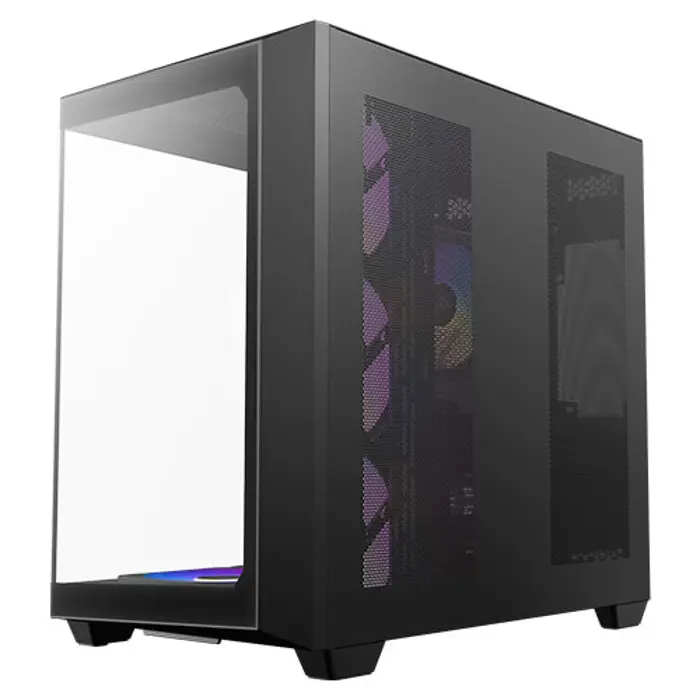 Antec C5 ARGB Midi-Tower, Tempered Glass - black-0-761345-10033-5