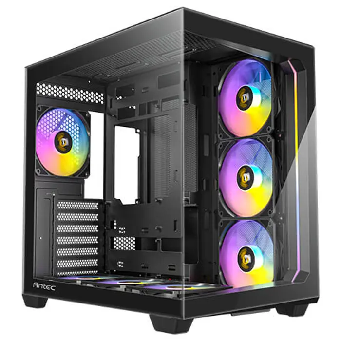 Antec C5 ARGB Midi-Tower, Tempered Glass - black-0-761345-10033-5