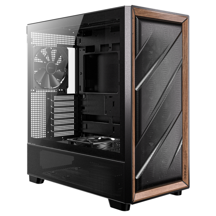 Antec Flux PC-Gehäuse, Midi-Tower, E-ATX, Tempered Glass – black-0-761345-10133-2