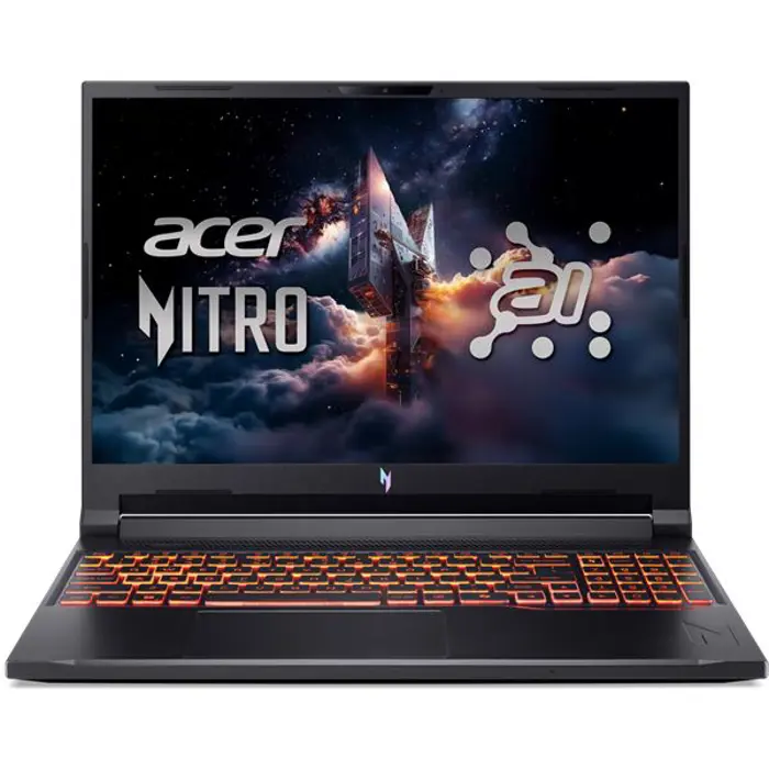 ANV16-61-R9U9, 16/2.5K/Ryzen AI 9 365/32GB/S1TB/RTX5070-8GB/DOS/BLK/2Y