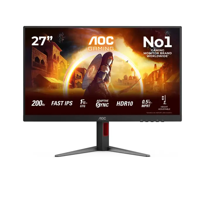 AOC 27G4HA computer monitor 68.6 cm (27") 1920 x 1080 pixels Full HD LED Black, Red