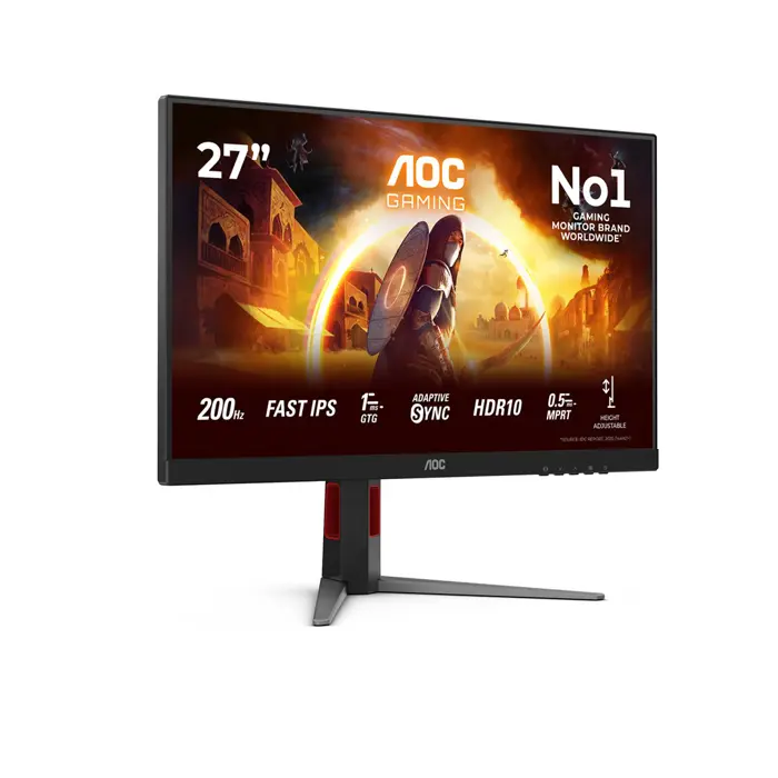 AOC 27G4HA computer monitor 68.6 cm (27") 1920 x 1080 pixels Full HD LED Black, Red