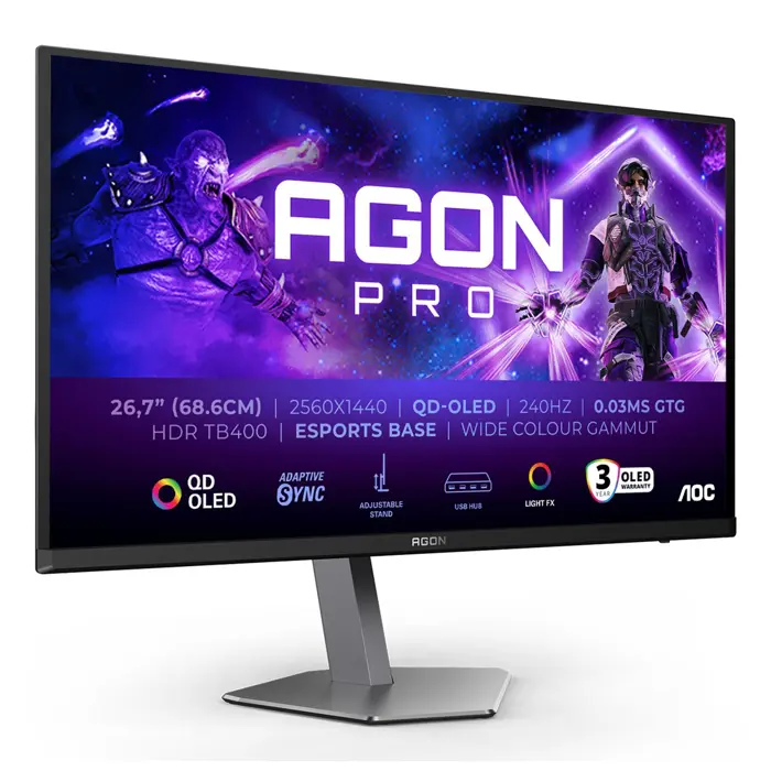 AOC 68,6cm (27") AG276QZD2 16:09 2xHDMI+DP+USB OLED black