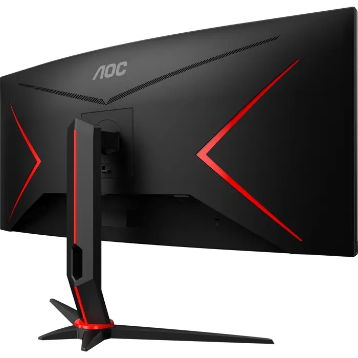 AOC CU34G2XP/BK, gaming monitor - 34 - black/red, WQHD, VA, curved, 180Hz panel