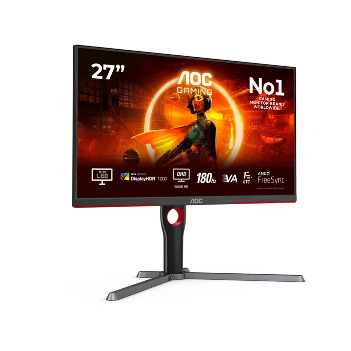 AOC G3 Q27G3XMN/BK computer monitor 68.6 cm (27") 2560 x 1440 pixels 2K Ultra HD LED Black