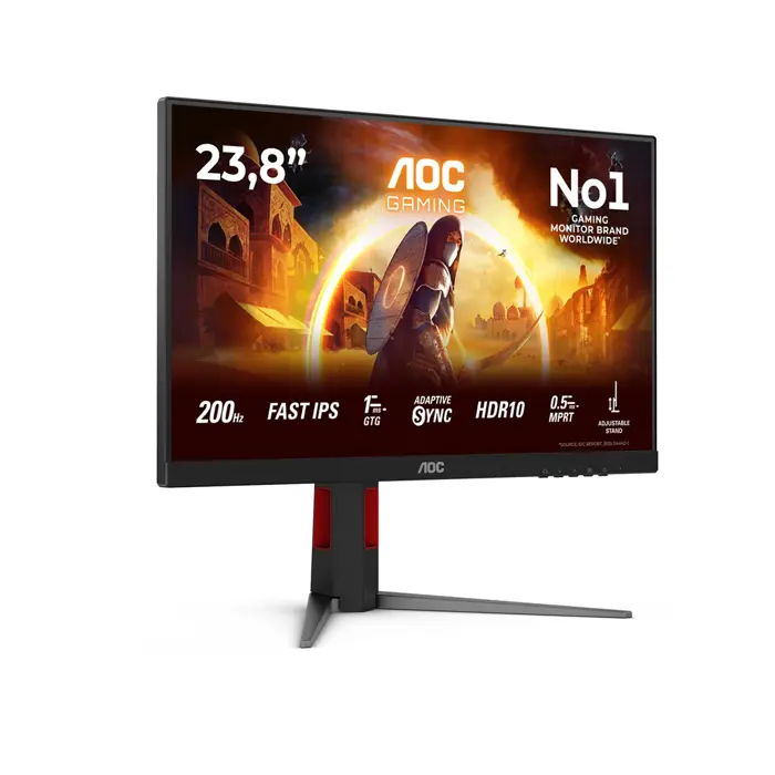 AOC G4 24G4HA computer monitor 60.5 cm (23.8") 1920 x 1080 pixels Full HD LED Black, Red