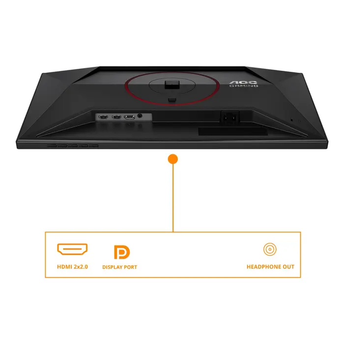 AOC G4 24G4ZR computer monitor 60.5 cm (23.8") 1920 x 1080 pixels Full HD LED Black, Red