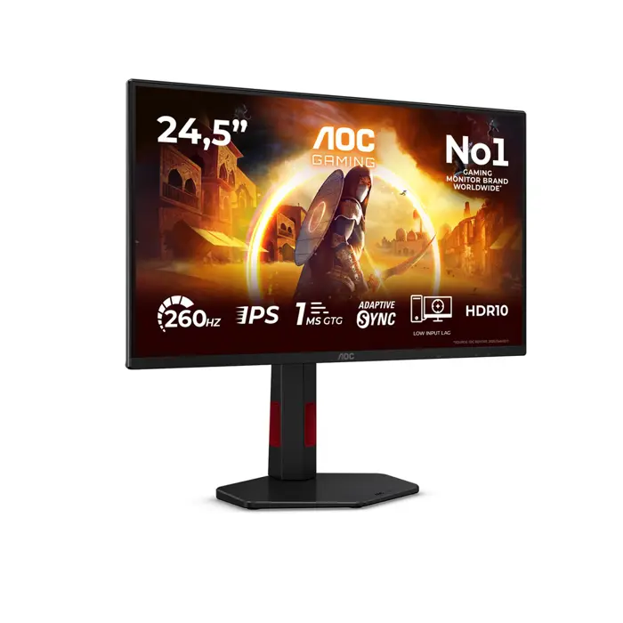 AOC G4 25G4ZR computer monitor 62.2 cm (24.5") 1920 x 1080 pixels LCD Black, Red