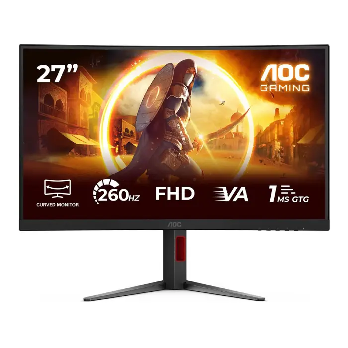 AOC G4 C27G4Z2 computer monitor 68.6 cm (27") 1920 x 1080 pixels Full HD LCD Black, Red