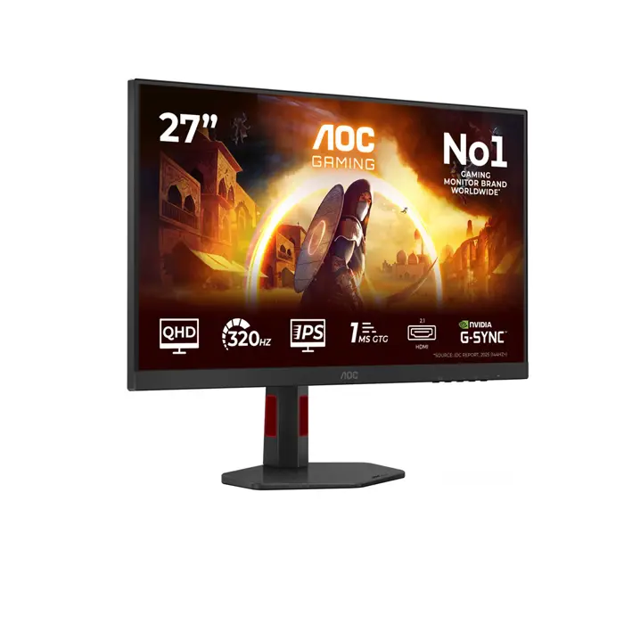 AOC G4 Q27G4SRU computer monitor 68.6 cm (27") 2560 x 1440 pixels Quad HD LED Black, Red