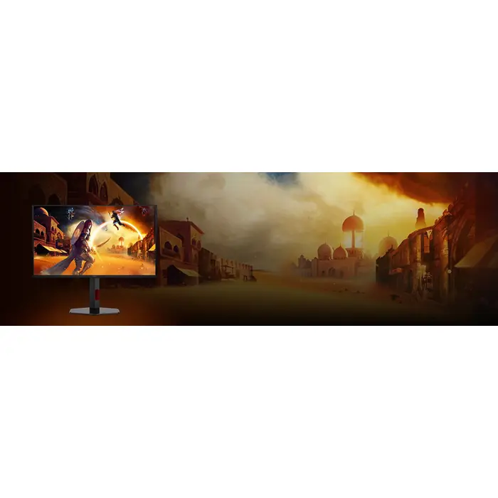 AOC G4 Q27G4ZDR computer monitor 67.3 cm (26.5") 2560 x 1440 pixels Quad HD QD-OLED Black, Red
