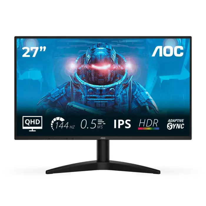 AOC Q27B36X 27", HDMI, DP, 144Hz, 0,5ms, QHD