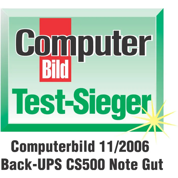 APC Back-UPS CS 500VA black500EI ++