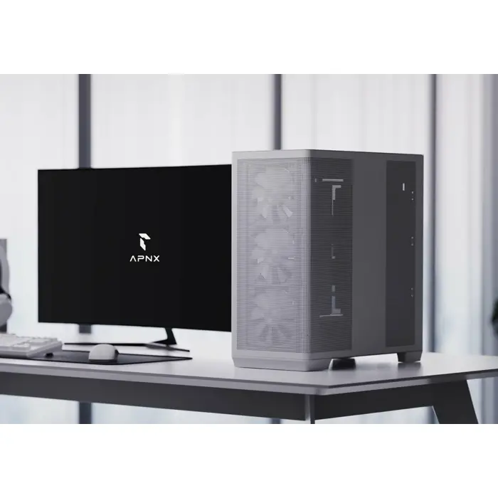 APNX C1-R-WT-v1 Midi Tower White