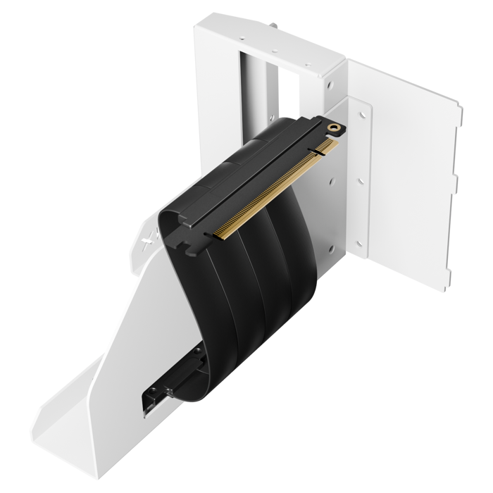 APNX Vertical GPU Holder Kit 2, nosač grafičke kartice, PCIe 5.0 riser, bijeli