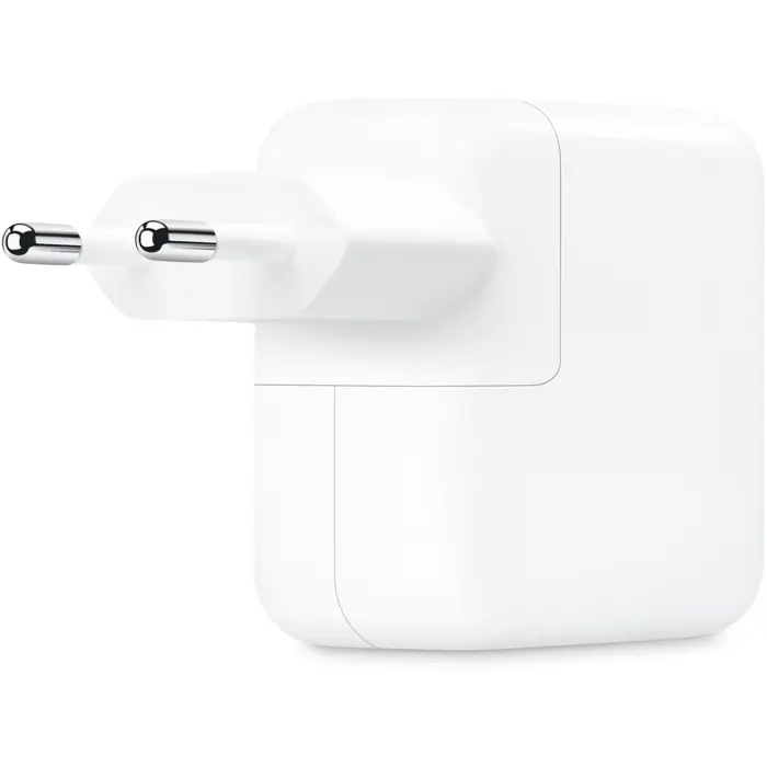 Apple Dual USB-C Power Adapter MW2K3ZM/A, 35 Watt, charger (white, 2x USB-C, without cable)