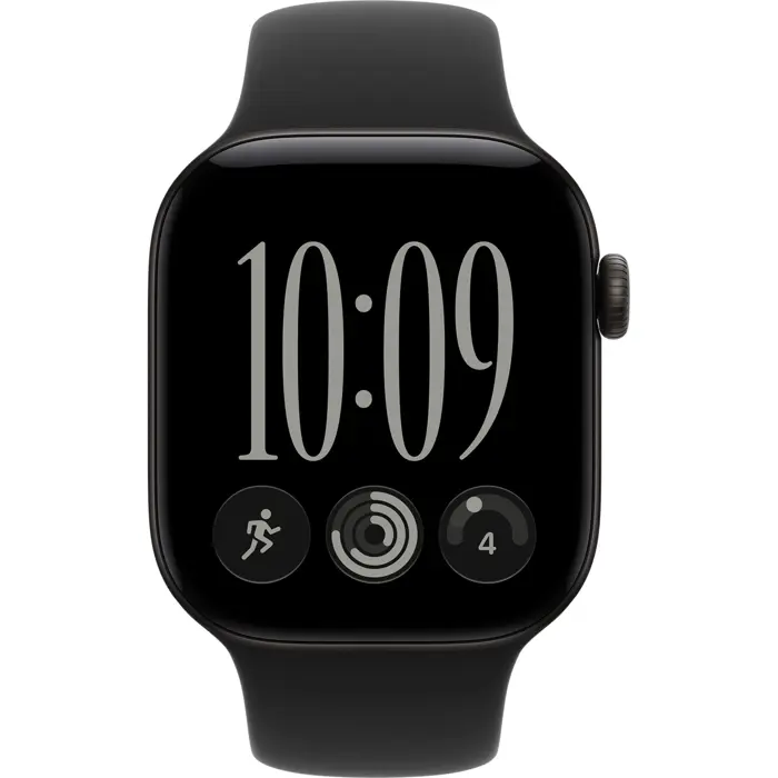 Apple Watch S12 Alu 42mm Black Sport Arm. black M/L