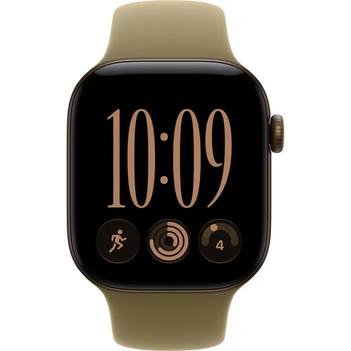 Apple Watch S12 Alu 42mm Bronze Sport Arm. olive M/L