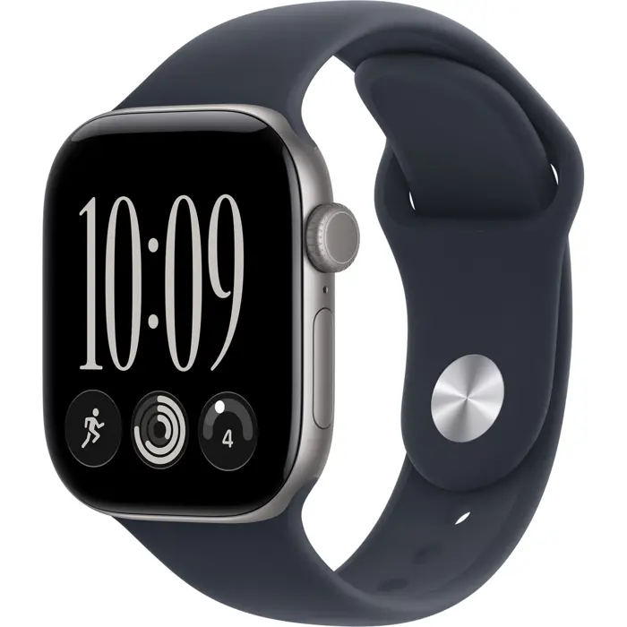 Apple Watch S12 Alu 42mm Space Gray Sport Arm. Navy S/M
