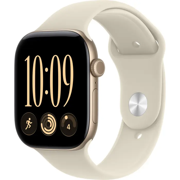 Apple Watch S12 Alu 46mm Gold Sport Arm. sand M/L