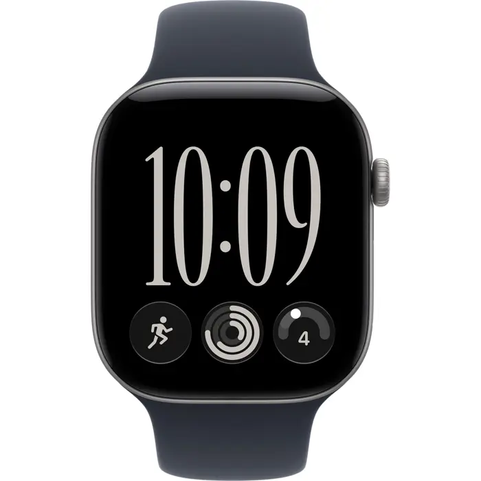 Apple Watch S12 Alu 46mm Space Gray Sport Arm. Navy S/M