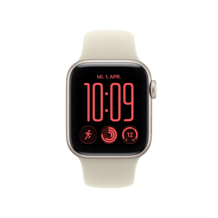 Apple Watch SE 3 Aluminum Cellular 40mm Starlight Sport Band S/M