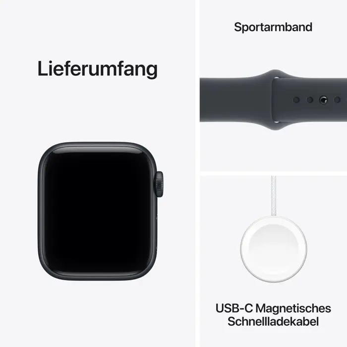 Apple Watch SE 3 Aluminum Cellular 44mm Starlight Sport Band S/M
