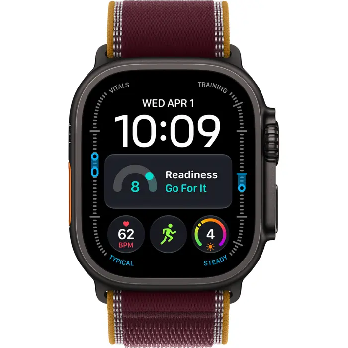 Apple Watch Ultra 4 Titan Cell 49 Black Trail Burgundy M/L