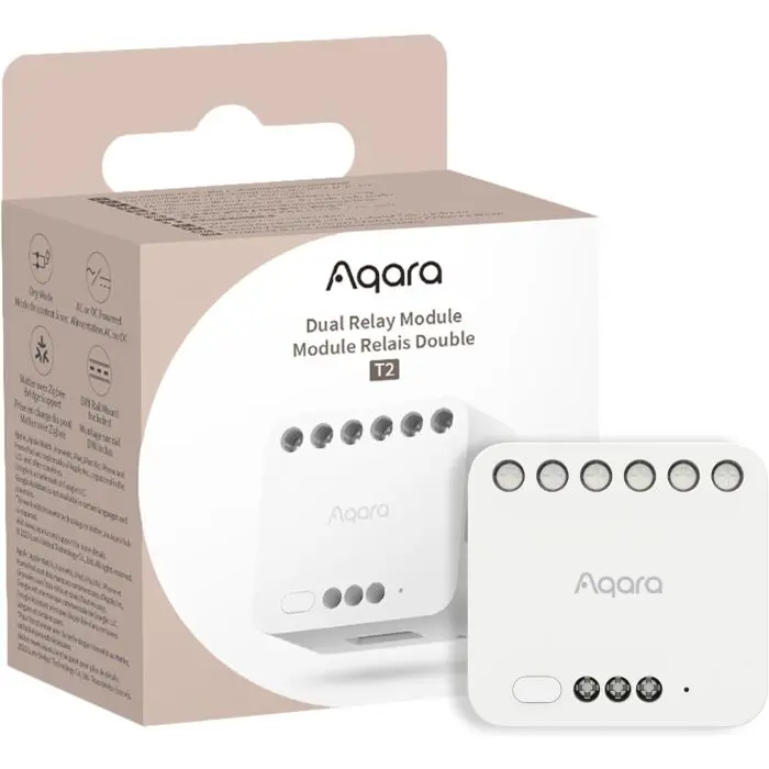 AQARA dual relay module T2 (DCM-K01) - dual relay module Zigbee 3.0