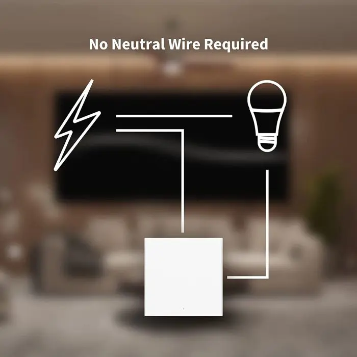 AQARA Smart Zigbee wall switch with relay H1 EU, single, without neutral wire