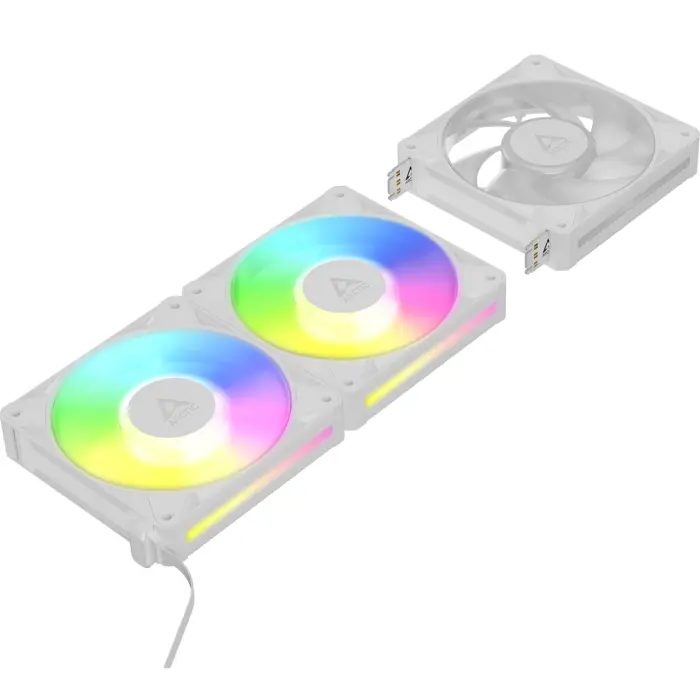 Arctic BioniX P12 A-RGB (white/white, pack of 3, 120 mm)