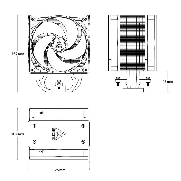 ARCTIC Freezer 36, cooler for INTEL/AMD desktop processors