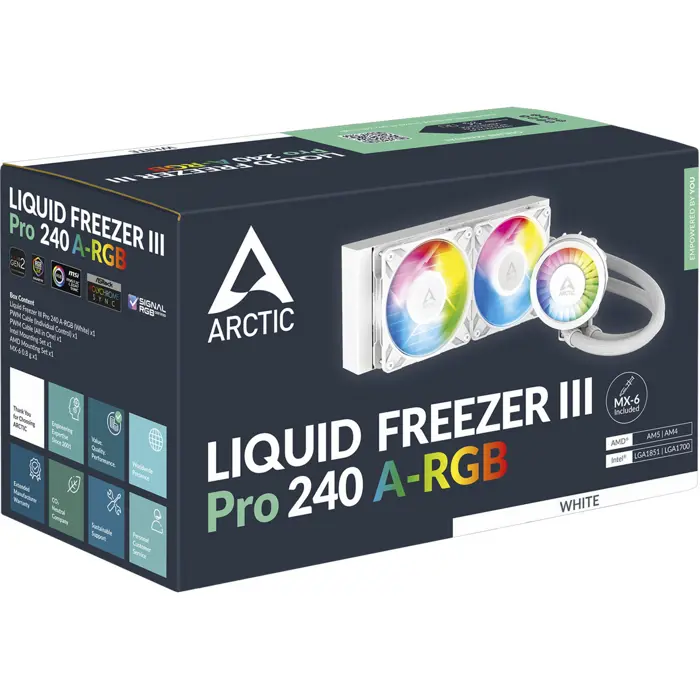 ARCTIC Liquid Freezer III Pro 240 A-RGB, water cooling white