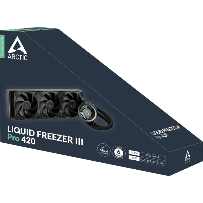 ARCTIC Liquid Freezer III Pro 420, water cooling system, black
