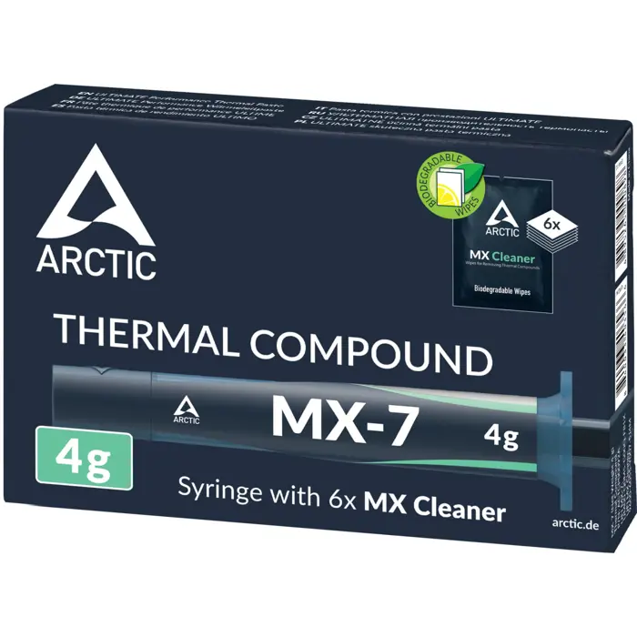 Arctic MX-7 High Performance Thermal Paste with 6x MX Cleaner
