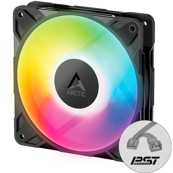 Arctic P12 Pro A-RGB LN (black, pack of 3, 120 mm)