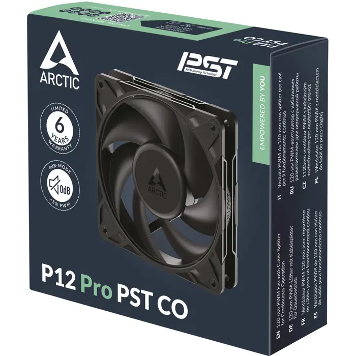ARCTIC P12 Pro PST CO, case fan black, 120 mm